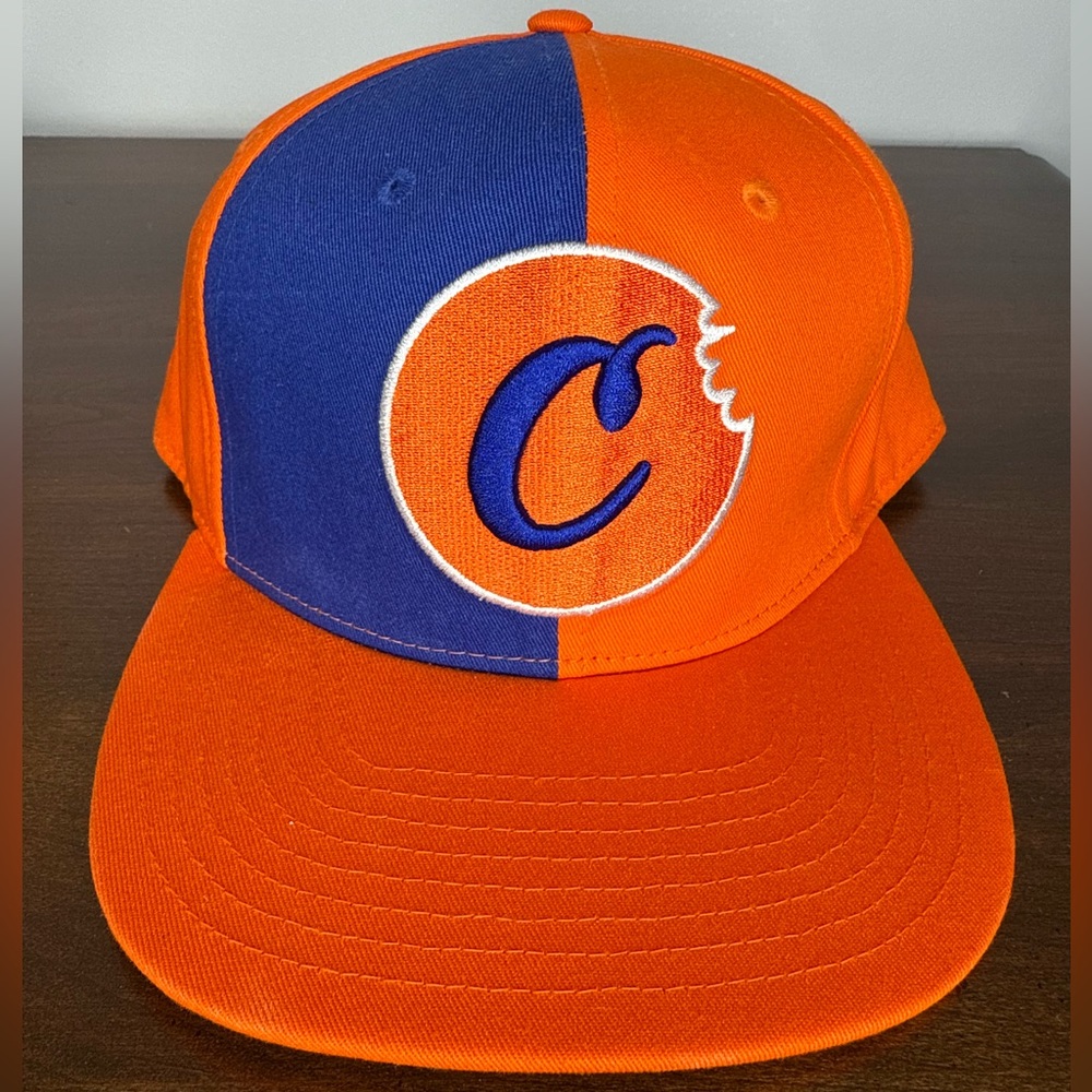 STARTER & CCOKIES Collaboration VIP Snapback Hat NY Knicks Orange Blue Rare Cap!